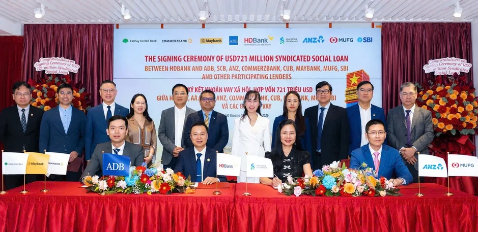 HDBank tiếp nhận khoản vay xã hội 721 triệu USD từ nguồn vốn quốc tế HDBank tiếp nhận khoản vay xã hội 721 triệu USD từ nguồn vốn quốc tế