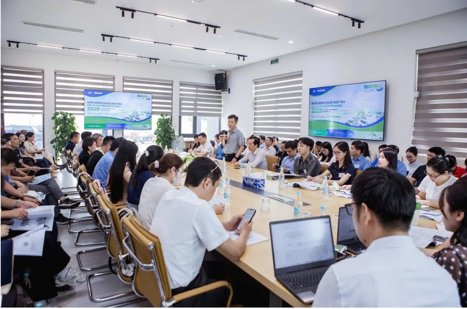 KCN Nam Đình Vũ kiến tạo hệ sinh thái công nghiệp xanh hướng tới phát triển bền vững KCN Nam Đình Vũ kiến tạo hệ sinh thái công nghiệp xanh hướng tới phát triển bền vững