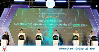 Khai mạc Hội chợ triển lãm sản phẩm tiết kiệm năng lượng và chuyển đổi xanh 2026