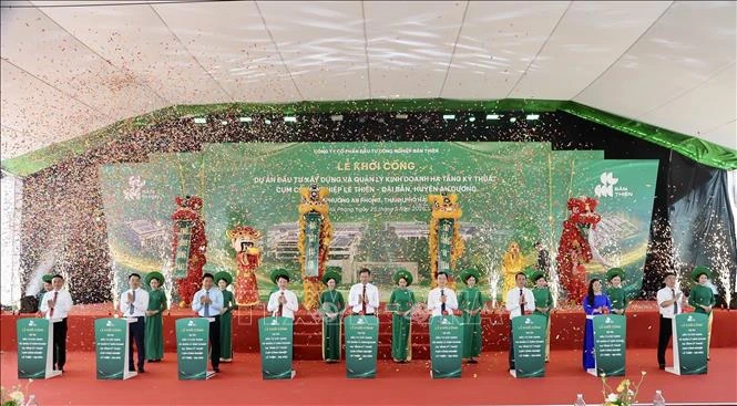 Khởi công dự án cụm công nghiệp 1.250 tỷ đồng ở cửa ngõ phía Tây Hải Phòng Khởi công dự án cụm công nghiệp 1.250 tỷ đồng ở cửa ngõ phía Tây Hải Phòng