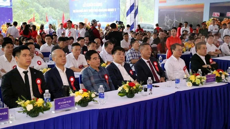 Khởi công dự án Nhà máy điện gió Quảng Ninh 1 Khởi công dự án Nhà máy điện gió Quảng Ninh 1
