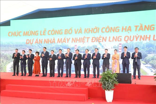 Khởi công hạ tầng kỹ thuật Dự án Nhà máy Nhiệt điện LNG Quỳnh Lập Khởi công hạ tầng kỹ thuật Dự án Nhà máy Nhiệt điện LNG Quỳnh Lập