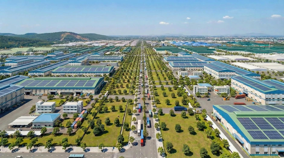 Khởi công khu công nghiệp hơn 4.150 tỉ đồng ở cực tăng trưởng nam Đà Nẵng Khởi công khu công nghiệp hơn 4.150 tỉ đồng ở cực tăng trưởng nam Đà Nẵng