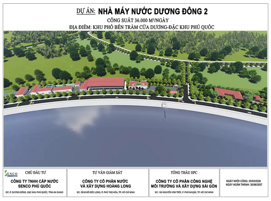 Khởi công nhà máy nước có vốn đầu tư 450 tỷ đồng ở Phú Quốc Khởi công nhà máy nước có vốn đầu tư 450 tỷ đồng ở Phú Quốc
