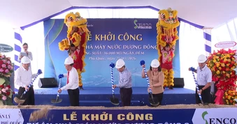 Khởi công nhà máy nước có vốn đầu tư 450 tỷ đồng ở Phú Quốc