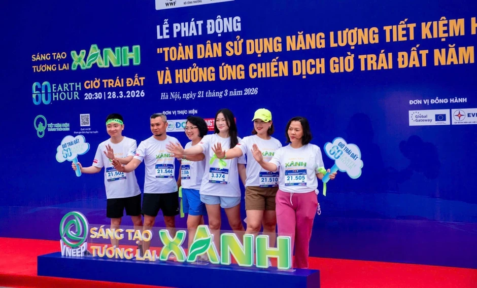 Khởi động Giờ Trái đất 2026, kêu gọi toàn dân sử dụng năng lượng tiết kiệm Khởi động Giờ Trái đất 2026, kêu gọi toàn dân sử dụng năng lượng tiết kiệm