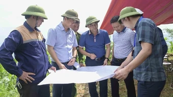 Khôi phục mốc ranh giới dự án khai thác mỏ đồng Tả Phời