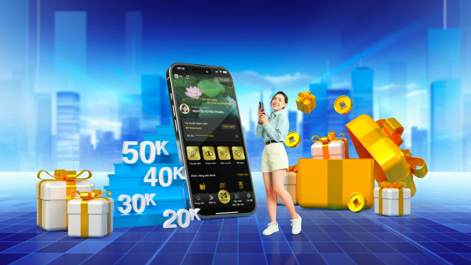 Kích hoạt tiện ích Mobile Banking, khách hàng nhận 'mưa' quà tặng hấp dẫn từ BAC A BANK Kích hoạt tiện ích Mobile Banking, khách hàng nhận 'mưa' quà tặng hấp dẫn từ BAC A BANK