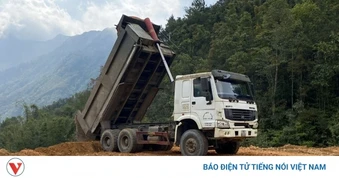 Lai Châu: Công trường nỗ lực duy trì tiến độ khi giá nhiên liệu, vật liệu tăng cao