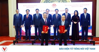Lễ trao biên bản hợp tác giữa các doanh nghiệp Việt Nam - Trung Quốc
