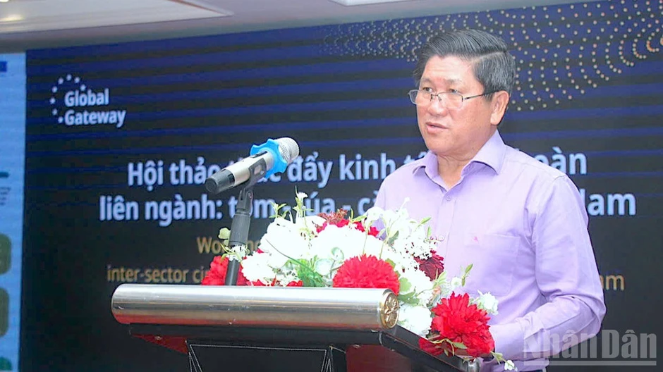 Liên kết kinh tế tuần hoàn giữa tôm Cà Mau, lúa Đồng Tháp và cà phê Đắk Lắk Liên kết kinh tế tuần hoàn giữa tôm Cà Mau, lúa Đồng Tháp và cà phê Đắk Lắk