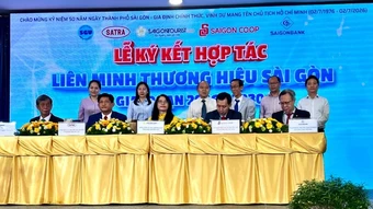 Liên minh thương hiệu Sài Gòn ký kết hợp tác đồng hành cùng phát triển Thành phố Hồ Chí Minh