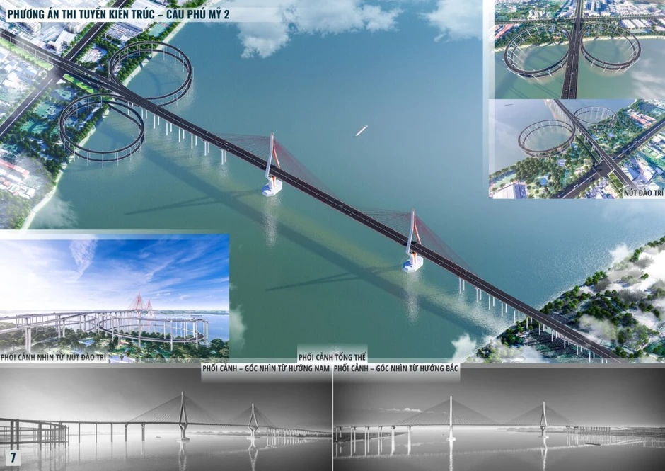 Lộ diện thiết kế cầu Phú Mỹ 2 nối TP.HCM - Đồng Nai Lộ diện thiết kế cầu Phú Mỹ 2 nối TP.HCM - Đồng Nai