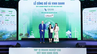 LPBank nhận hai giải thưởng về ESG