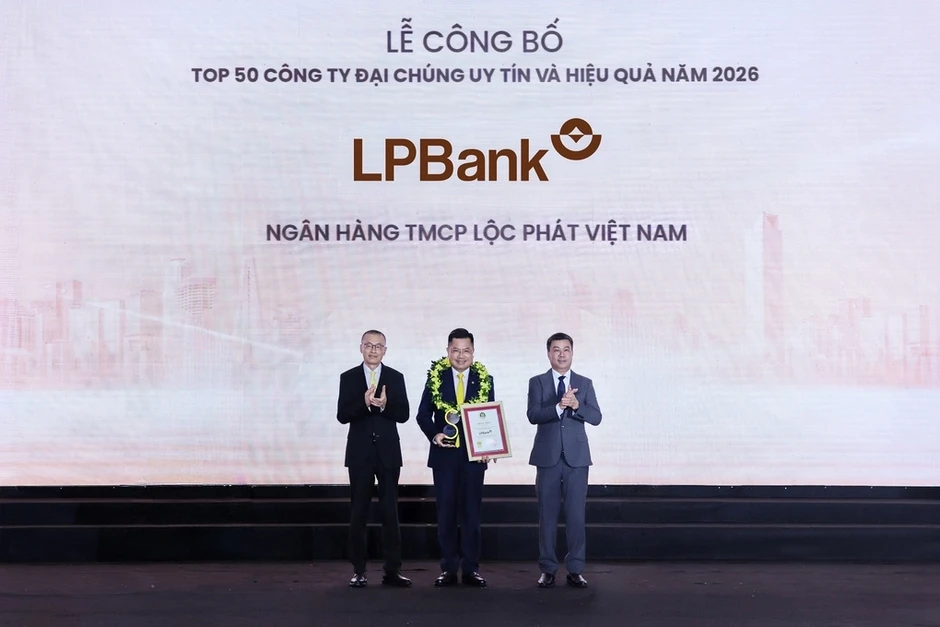 LPBank tăng bậc tại bảng xếp hạng Vietnam Report 2026 LPBank tăng bậc tại bảng xếp hạng Vietnam Report 2026