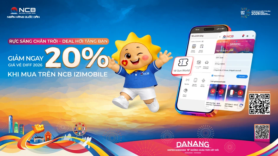 Mở NCB iziMobile, nhận ngay đặc quyền xem World Cup và loạt ưu đãi du lịch – giải trí hấp dẫn Mở NCB iziMobile, nhận ngay đặc quyền xem World Cup và loạt ưu đãi du lịch – giải trí hấp dẫn