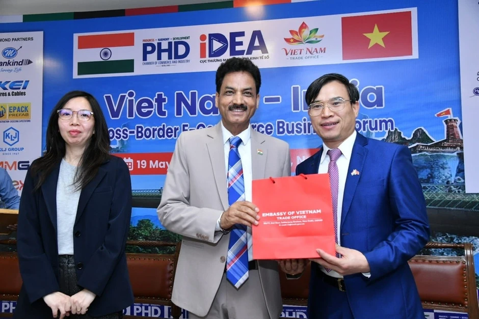 Mở ra nhiều cơ hội hợp tác trong lĩnh vực thương mại điện tử và kinh tế số giữa doanh nghiệp Việt Nam-Ấn Độ Mở ra nhiều cơ hội hợp tác trong lĩnh vực thương mại điện tử và kinh tế số giữa doanh nghiệp Việt Nam-Ấn Độ