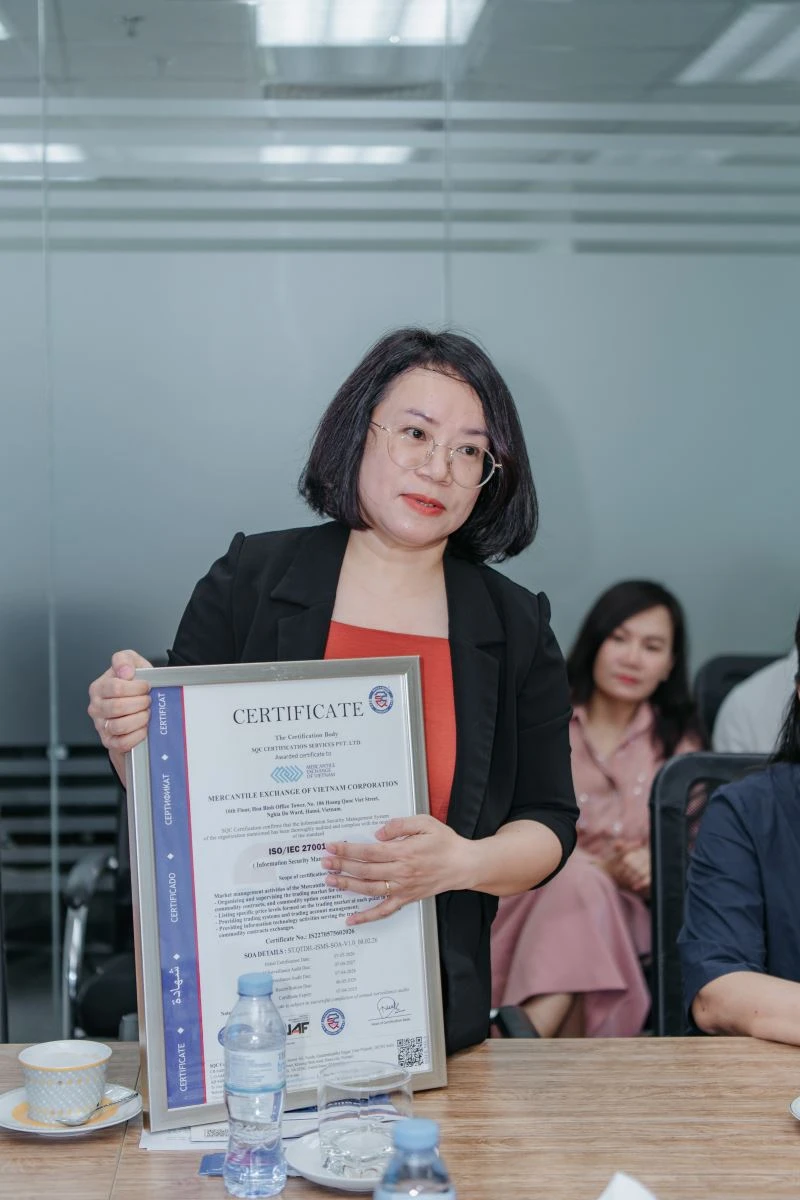 MXV đạt chứng nhận ISO quốc tế về an toàn thông tin