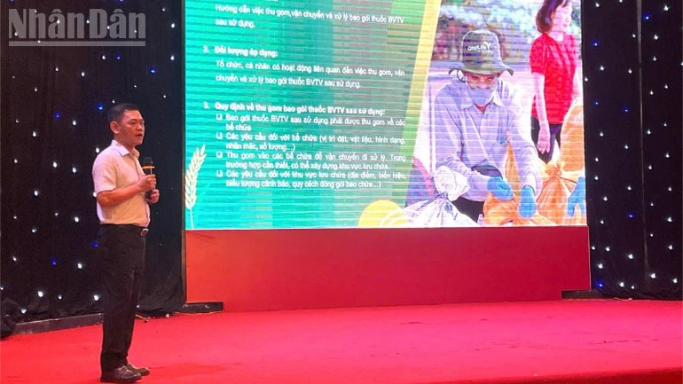 Nâng cao trách nhiệm của nhà sản xuất, nhập khẩu đối với việc xử lý bao bì thuốc bảo vệ thực vật