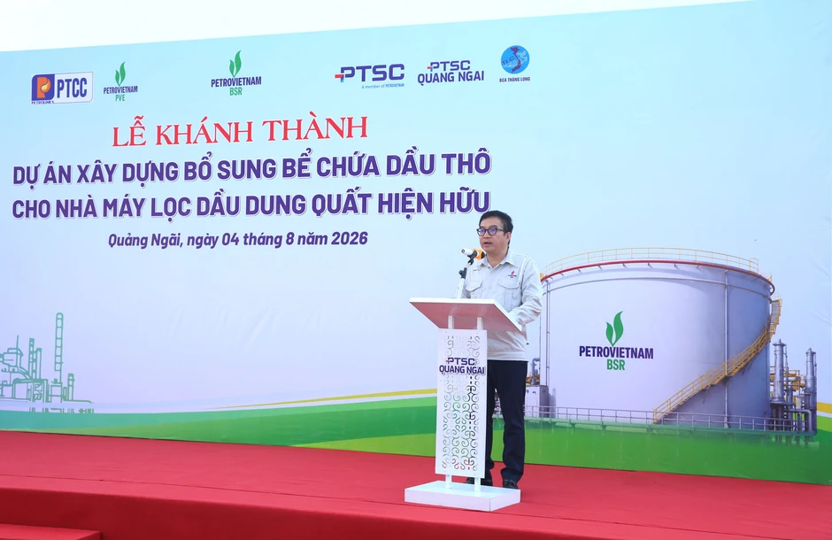 Năng lực tồn chứa dầu thô của NMLD Dung Quất tăng thêm 12,5% Năng lực tồn chứa dầu thô của NMLD Dung Quất tăng thêm 12,5%