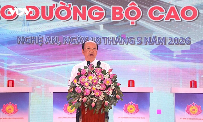 Nghệ An khởi công dự án cao tốc Vinh - Thanh Thủy Nghệ An khởi công dự án cao tốc Vinh - Thanh Thủy