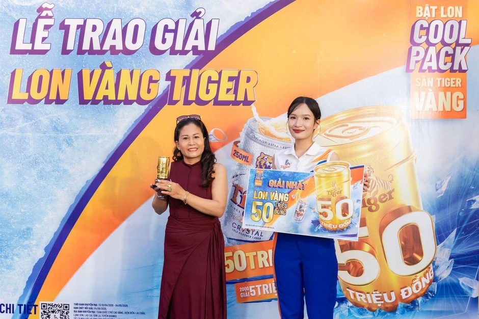 Người đàn ông ở Vũng Tàu trúng liên tiếp 2 giải nhì liên tiếp từ Tiger Crystal