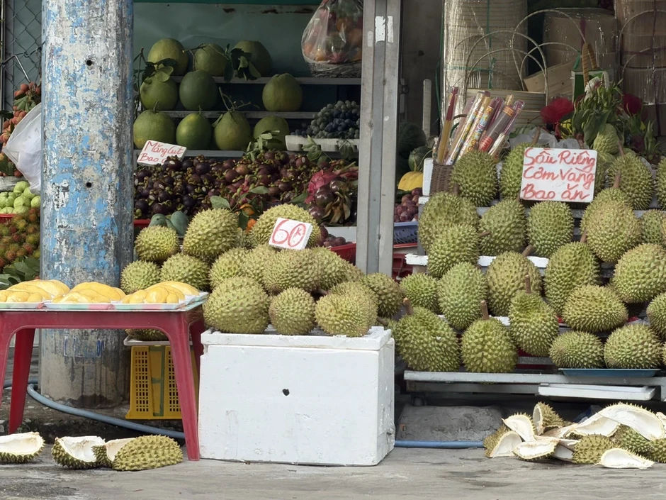 Người dân TP.HCM bất ngờ vì sầu riêng 'bao ăn' giá chỉ 40.000 đồng/kg Người dân TP.HCM bất ngờ vì sầu riêng 'bao ăn' giá chỉ 40.000 đồng/kg