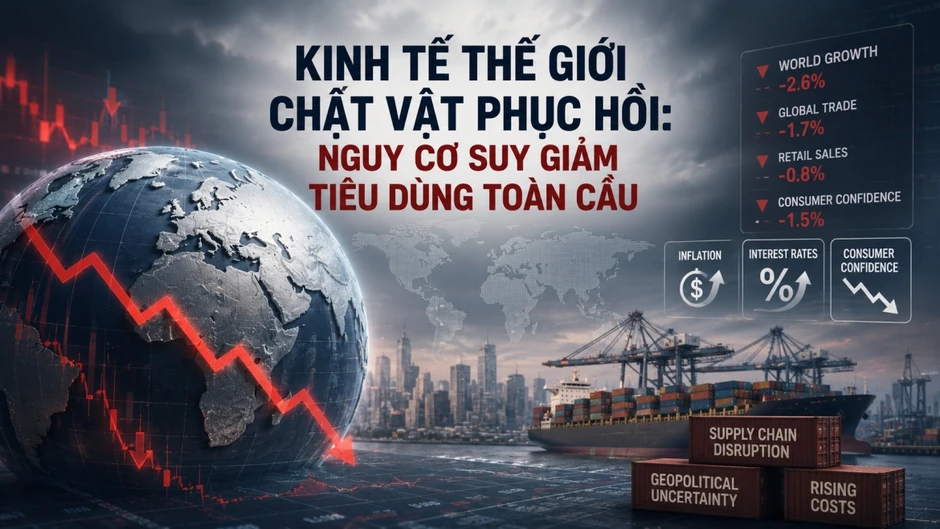 Nguy cơ suy giảm tiêu dùng toàn cầu, kinh tế chật vật phục hồi Nguy cơ suy giảm tiêu dùng toàn cầu, kinh tế chật vật phục hồi
