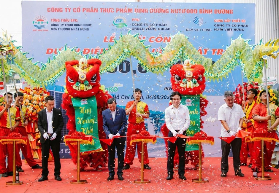 Nhà máy Nutifood đón nguồn điện xanh Nhà máy Nutifood đón nguồn điện xanh