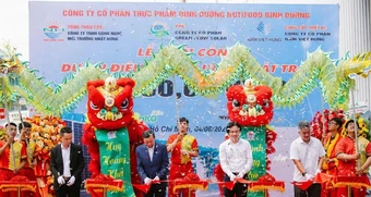 Nhà máy Nutifood đón nguồn điện xanh