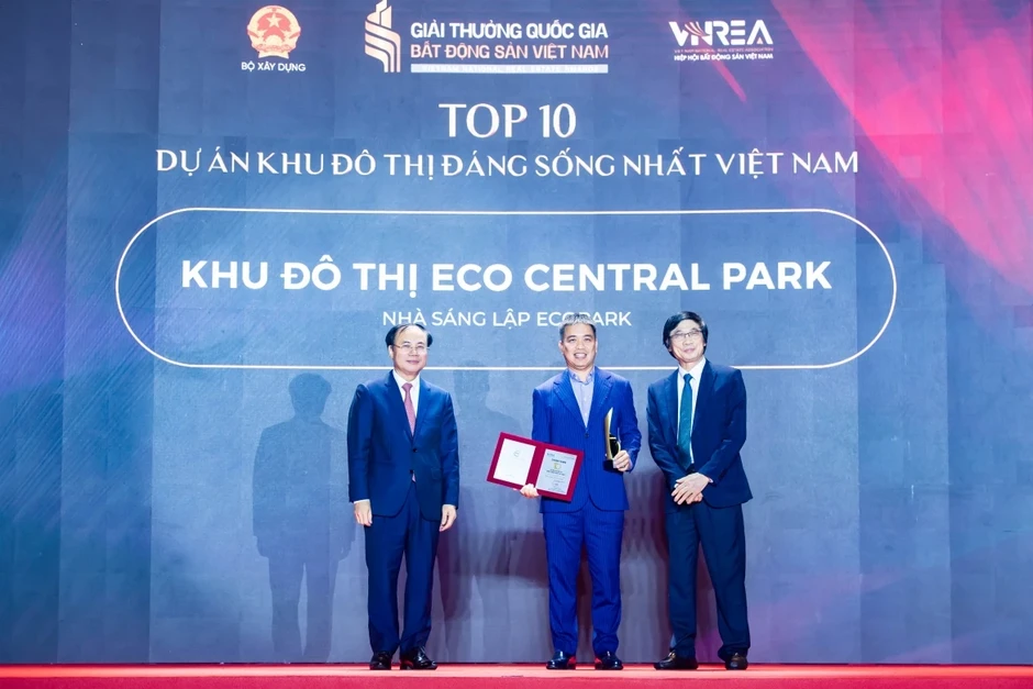 Nhà sáng lập Ecopark lập cú đúp tại Giải thưởng Quốc gia Bất động sản Việt Nam