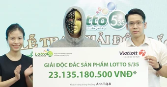 Nhân viên ngân hàng mất ngủ vì trúng độc đắc Vietlott hơn 23 tỷ đồng