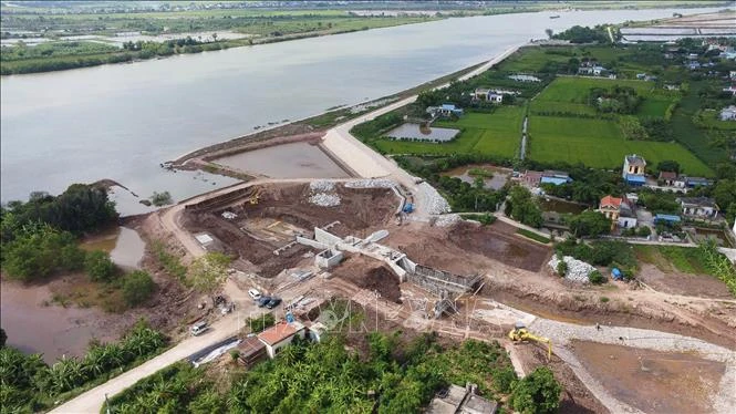 Ninh Bình đẩy nhanh tiến độ công trình phòng, chống thiên tai Ninh Bình đẩy nhanh tiến độ công trình phòng, chống thiên tai