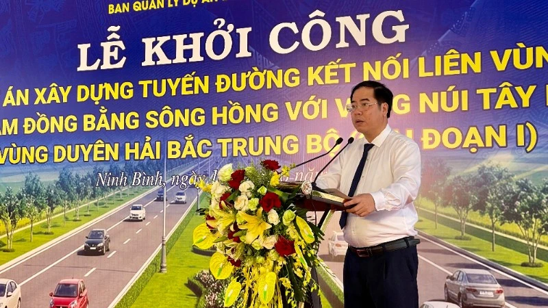 Ninh Bình khởi công tuyến đường kết nối liên vùng hơn 6.900 tỷ đồng