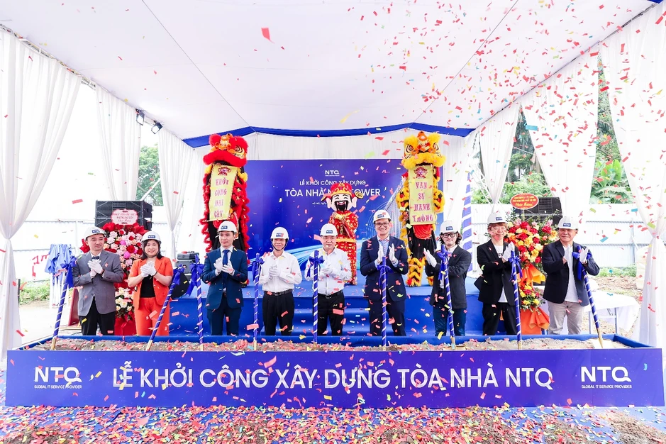 NTQ khởi công xây dựng tòa văn phòng 26 tầng - Bước tiến mới về hạ tầng công nghệ