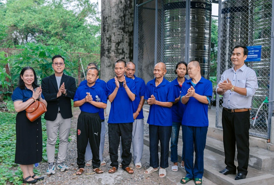 Ocany trao tặng hệ thống lọc nước RO cho trung tâm bảo trợ xã hội Hà Nam