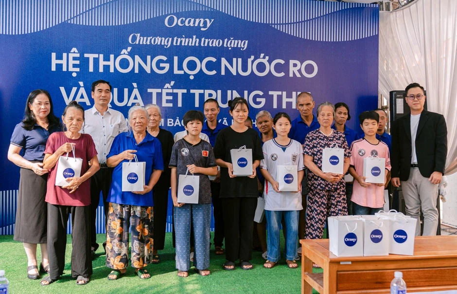Ocany trao tặng hệ thống lọc nước RO cho trung tâm bảo trợ xã hội Hà Nam