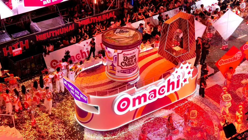Omachi mở cửa tự do lễ hội ra mắt sản phẩm mới tại phố đi bộ Nguyễn Huệ