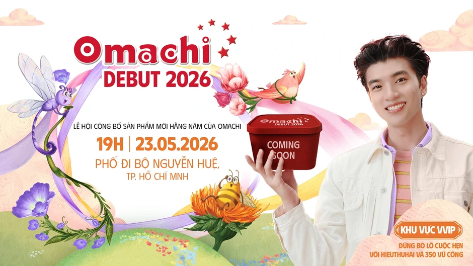 Omachi mở cửa tự do lễ hội ra mắt sản phẩm mới tại phố đi bộ Nguyễn Huệ