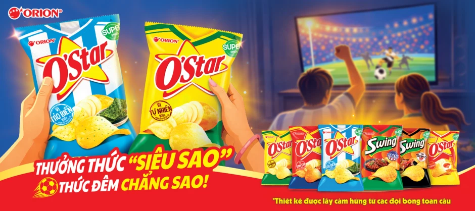 Orion “thay áo” 72 sản phẩm: Người đồng hành cùng đam mê bóng đá của bạn Orion “thay áo” 72 sản phẩm: Người đồng hành cùng đam mê bóng đá của bạn