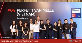 Perfetti Van Melle Việt Nam ghi danh Top 4 nơi làm việc xuất sắc hàng đầu Việt Nam 2026