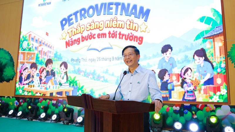 Petrovietnam khánh thành phòng học STEM tại Lai Châu Petrovietnam khánh thành phòng học STEM tại Lai Châu