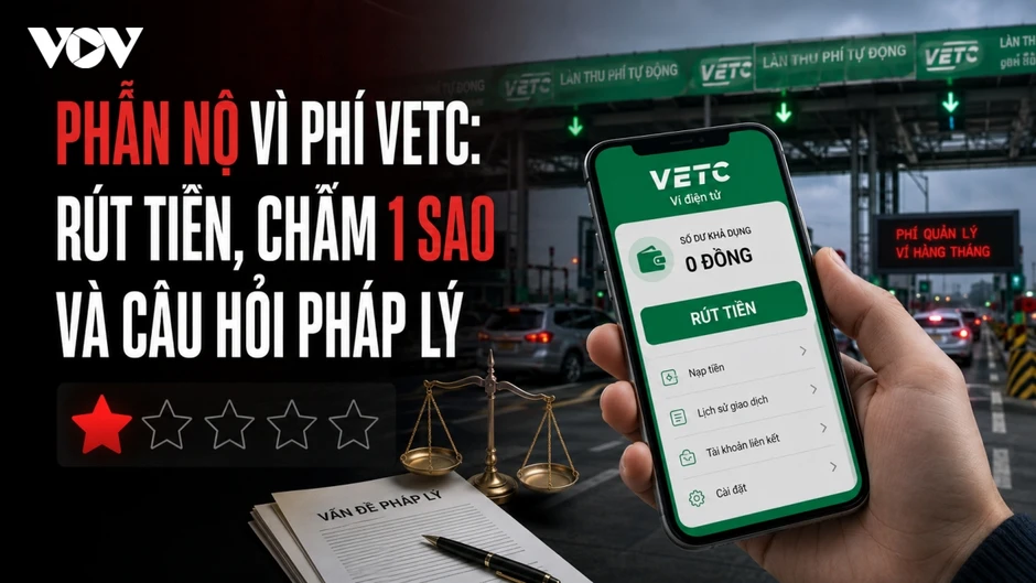 Phí VETC: Chủ xe rút tiền, đánh giá ứng dụng VETC 1 sao Phí VETC: Chủ xe rút tiền, đánh giá ứng dụng VETC 1 sao