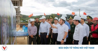 Phó Thủ tướng Lê Tiến Châu kiểm tra tiến độ 2 dự án trường nội trú tại A Lưới