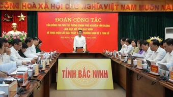 Phó Thủ tướng Nguyễn Văn Thắng đề nghị Bắc Ninh kiên định mục tiêu tăng trưởng hai con số gắn với nâng cao chất lượng tăng trưởng
