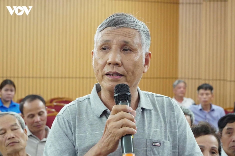 Phường Bồ Đề thông tin tới người dân về Dự án Trục Đại lộ cảnh quan sông Hồng
