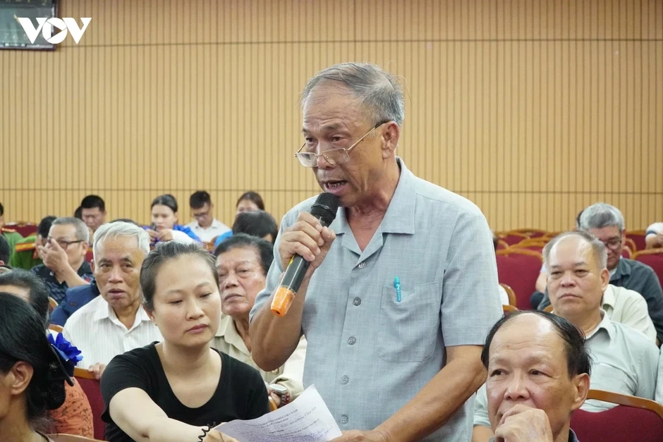 Phường Bồ Đề thông tin tới người dân về Dự án Trục Đại lộ cảnh quan sông Hồng