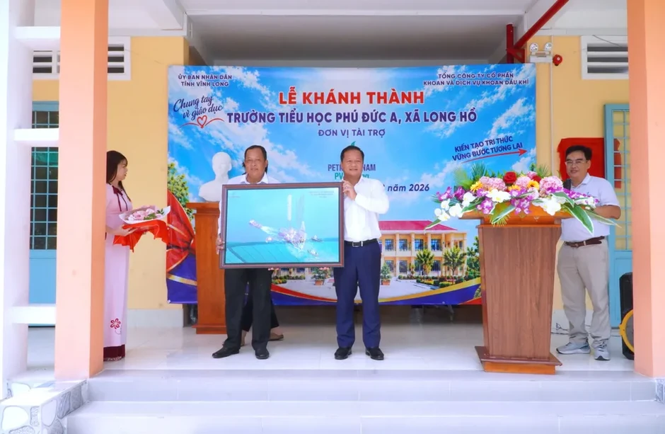 PV Drilling tài trợ trường Tiểu học Phú Đức A, Vĩnh Long PV Drilling tài trợ trường Tiểu học Phú Đức A, Vĩnh Long