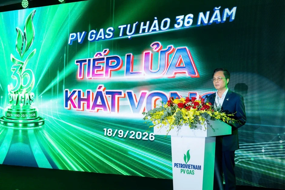 PV GAS 36 năm phát triển: Tiếp lửa khát vọng, vững bước vươn tầm PV GAS 36 năm phát triển: Tiếp lửa khát vọng, vững bước vươn tầm