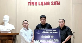 Quỹ Bảo hiểm xe cơ giới hỗ trợ 155 triệu đồng tới 4 gia đình nạn nhân tai nạn giao thông ở Lạng Sơn